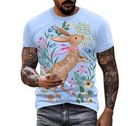 Orders Placed by Me Recently Men T Shirt Short Sleeved Button Down Henley Regular Fit Cotton Pattern T-Shirt Casual Lagenlook Top Workout Office Blouse Holiday Vacation Vintage Tank Light Blue
