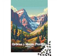 Ordesa Y Monte Perdido National Park 1000-Piece Jigsaw Puzzle for Adults, 70x50cm/1000pcs, Fresh Winter Hobby, Quiet Evening Activity And A Calmer Routine