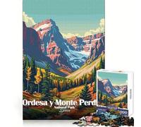 Ordesa Y Monte Perdido National Park 1000 Teenager Pieces Jigsaw Puzzle Brain Memory Peaceful Fun Tight Lock size 38x52cm