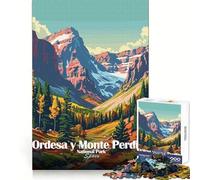 Ordesa Y Monte Perdido National Park Puzzles for Teenagers 1000 Pieces Brain Development Quiet Enjoyment Clean Join Seasonal Gift size 50x75cm