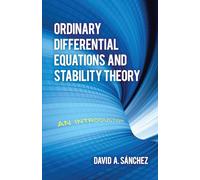 Ordinary Differential Equations and Stability Theory: An Introduction (Dover Books on Mathematics)