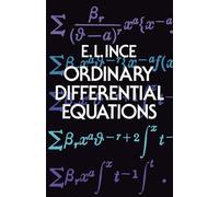 Ordinary Differential Equations (Dover Books on MaTHEMA 1.4tics)