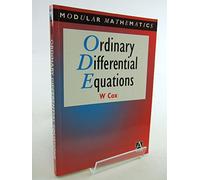 Ordinary Differential Equations (Modular Mathematics Series)