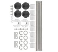 ordinarYone 39 Pieces Trim Cylinder Pin Cap Bushing Hardware Set For Marine Engine Generation II Motor