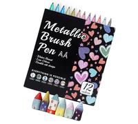 ordinarYone Acrylic Markers Set Professional Colors For Artists Students Drawing Sketching Craft Projects Practical Storage Case