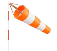 ordinarYone Airport Windsock Heavy Duty Wind Direction Measurement Sock Bag with Reflective Belt Outdoor Aviation Flag