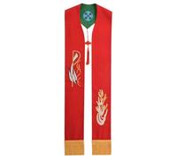 ordinarYone Bachelor's Graduation Stole Features Sacred Embroidered Design For Ceremonies Polyester Fabric Scarf