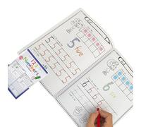 ordinarYone Childrens Tracing Book Handwriting Practice Workbook With Coloring Activity And Sensory Learning Exercises Reusable