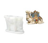 ordinarYone Creative 3D Silicone Mould For Candle Making And Resin Art Crafting Small Sheep House Decoration Statue