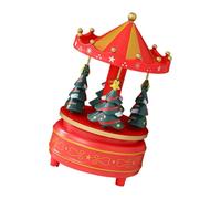 ordinarYone Hand Cranked Rotating Christmas Tree Music Box With Clear Sound Melodies Ornament Ideal For Adults Giving