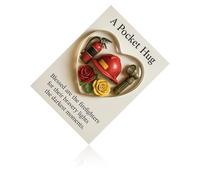 ordinarYone Heart Shaped Acrylic Emotion Expression Card With Miniature Firefighter Tool For Firefighters Birthday Thanksgiving