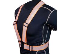 ordinarYone High Visibility Reflective Vest Lightweight Elastic Straps for Night Running Cycling and Walking Activities