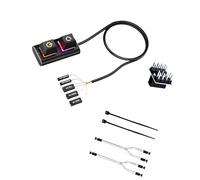 ordinarYone PC Extended External Power Switcher With LED Light And Mechanical Keys Switches Easy Installation For Desktop Computer