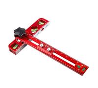 ordinarYone Router Round Milling Guide Woodworking Round Cutting Jig For Perfect Holes Edges Trimming 45/90/180°Bubble