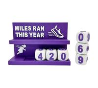 ordinarYone Running Mileage Counter For Fitness Enthusiasts 3D Printed Design Visual Progress Tracking Running Pedometer Goal Setter