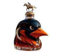ordinarYone Whimsical Head Shaped Glass Whiskeys Bottle Animal Decanter Alcohols Container Humorous Drinking Accessories