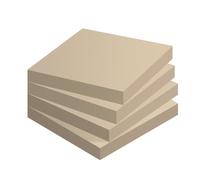 Ordinate Sticky Notes, Vintage Palette, 100 Sheets per Sheet, Retro Coloured Sticky Notes for Notes, To-Do Lists and Reminders (75 mm x 75 mm, Vintage Brown 4 Pads)