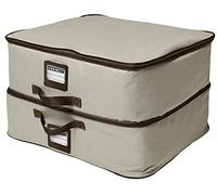 Ordinett Ego Box Double, Polypropylene,Polyester, Ecru, Medium