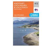 Ordnance Survery Explorer Map 413 Knoydart, Loch Hourn and Loch Duich NOA One Size