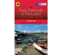 Ordnance Survey AA Leisure Map 19 Truro, Falmouth & The Lizard