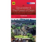 Ordnance Survey AA Leisure Map 21 Gloucester & The Forest of Dean