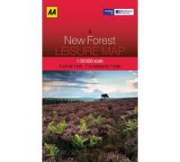 Ordnance Survey AA Leisure Map 4 New Forest