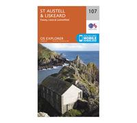 Ordnance Survey Explorer 107 St Austell & Liskeard Map With Digital Version, Orange One Size