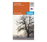 Ordnance Survey Explorer 137 Ashford Map With Digital Version, Orange One Size