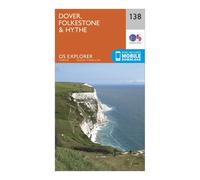 Ordnance Survey Explorer 138 Dover, Folkestone & Hythe Map With Digital Version, Orange One Size