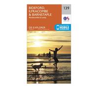 Ordnance Survey Explorer 139 Bideford, Ilfracombe & Barnstaple Map With Digital Version, Orange One Size