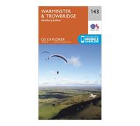 Ordnance Survey Explorer 143 Warminster & Trowbridge Map With Digital Version, Orange One Size