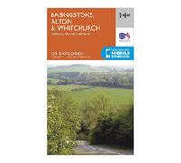 Ordnance Survey Explorer 144 Basingstoke, Alton & Whitchurch Map With Digital Version, Orange One Size