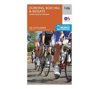 Ordnance Survey Explorer 146 Dorking, Box Hill & Reigate Map With Digital Version, Orange One Size