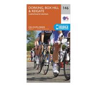 Ordnance Survey Explorer 146 Dorking, Box Hill & Reigate Map With Digital Version, Orange One Size