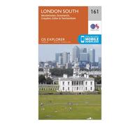 Explorer 161 London South Map With Digital Version, Orange One Size