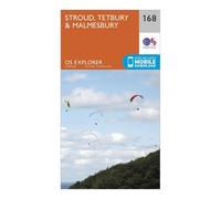 Ordnance Survey Explorer 168 Stroud, Tetbury & Malmesbury Map With Digital Version One Size