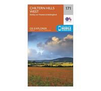 Ordnance Survey Explorer 171 Chiltern Hills West, Henley-on-Thames & Wallingford Map With Digital Version One Size