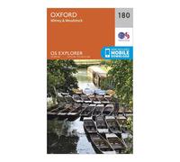Ordnance Survey Explorer 180 Oxford, Witney & Woodstock Map With Digital Version - Orange, Orange