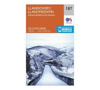 Ordnance Survey Explorer 187 Llandovery, Llanwrtyd Wells & Lyn Brianne Map With Digital Version One Size
