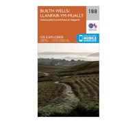 Ordnance Survey Explorer 188 Builth Wells, Paincastle & Talgarth Map With Digital Version - Orange, Orange
