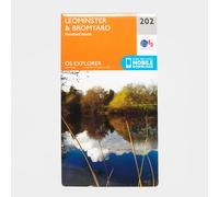 Ordnance Survey Explorer 202 Leominster & Bromyard Map With Digital Version - Orange, Orange