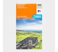 Ordnance Survey Explorer 203 Ludlow, Tenbury Wells & Cleobury Mortimer Map With Digital Version, Orange One Size