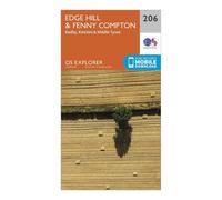 Ordnance Survey Explorer 206 Edge Hill & Fenny Compton Map With Digital Version One Size