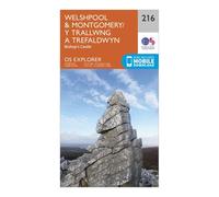 Ordnance Survey Explorer 216 Welshpool & Montegomery Map With Digital Version One Size