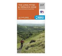 Ordnance Survey Explorer 217 The Long Mynd & Wenlock Edge Map With Digital Version, Orange One Size