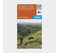 Ordnance Survey Explorer 217 The Long Mynd & Wenlock Edge Map With Digital Version - Orange, Orange