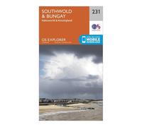 Ordnance Survey Explorer 231 Southwold & Bungay Map With Digital Version, Orange One Size