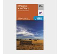 Ordnance Survey Explorer 238 East Dereham & Aylsham Map With Digital Version One Size