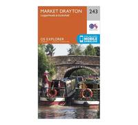 Ordnance Survey Explorer 243 Market Drayton, Loggerheads & Eccleshall Map With Digital Version, Orange One Size