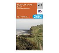 Ordnance Survey Explorer 252 Norfolk Coast East Map With Digital Version, Orange One Size